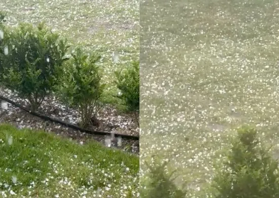 Imagem ilustrativa da imagem Chuva de granizo assusta moradores da Região Serrana do ES