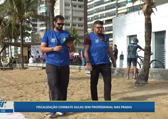 Imagem ilustrativa da imagem Cref fiscaliza orla de Pernambuco contra exercício ilegal da Educação Física