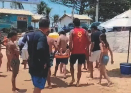 Imagem ilustrativa da imagem Homem morre afogado em praia de Guarapari