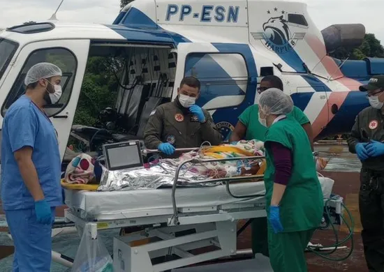 Imagem ilustrativa da imagem Idoso é resgatado de helicóptero após sofrer choque elétrico e queimaduras no ES