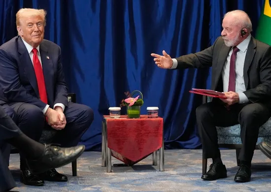 Imagem ilustrativa da imagem Lula diz que Trump é amigo e que problemas com EUA vão se resolver