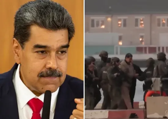 Imagem ilustrativa da imagem Maduro chega a tribunal dos EUA para enfrentar acusações de tráfico de drogas