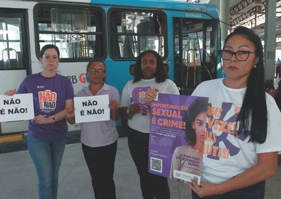 Imagem ilustrativa da imagem Mulheres pedem respeito em ônibus e terminais do ES