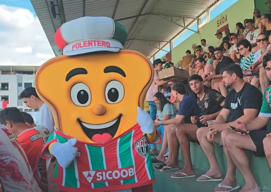 Imagem ilustrativa da imagem “Nasce” um novo mascote do esporte capixaba: conheça o Polentero