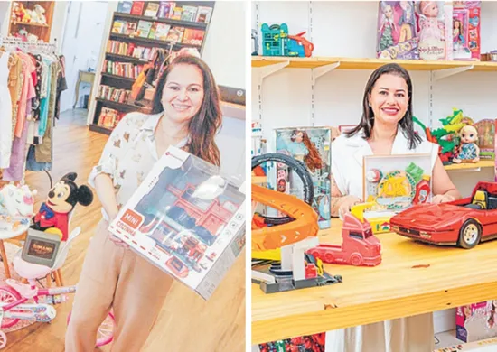 Imagem ilustrativa da imagem Natal 2025: brechó de brinquedo faz sucesso com opções a partir de R$ 9,90