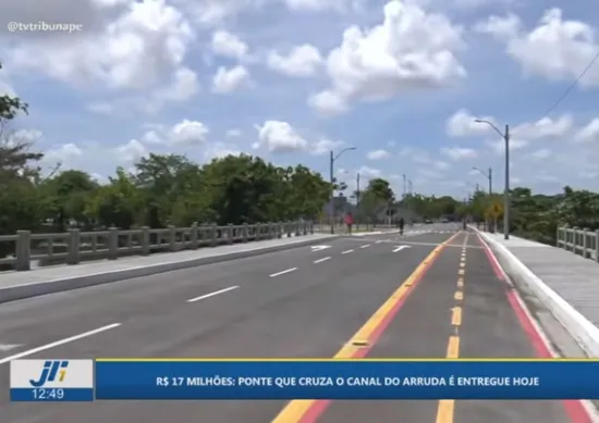 Imagem ilustrativa da imagem Ponte do Arruda é inaugurada e reforça ligação viária na Zona Norte do Recife