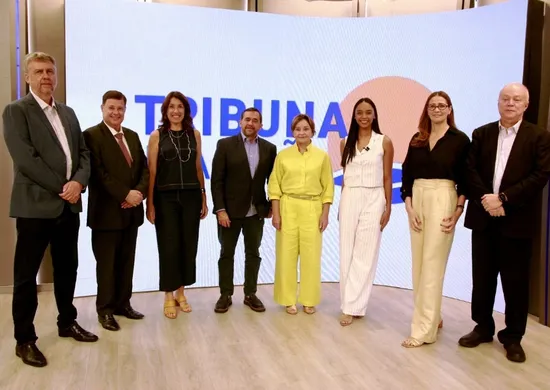 Imagem ilustrativa da imagem Presidente do Tribunal de Justiça visita a Rede Tribuna