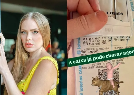 Imagem ilustrativa da imagem Processada pela Caixa, ex-BBB Paulinha Leite acerta quina na Mega da Virada