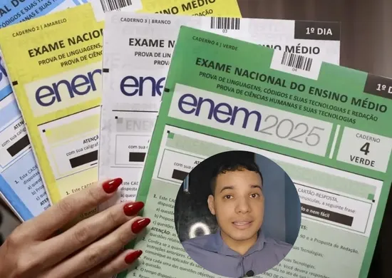 Imagem ilustrativa da imagem Quem é o jovem que antecipou questões do Enem 2025