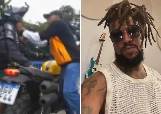 Imagem ilustrativa da imagem Rapper Rael é assaltado e tem moto levada em parque de São Paulo