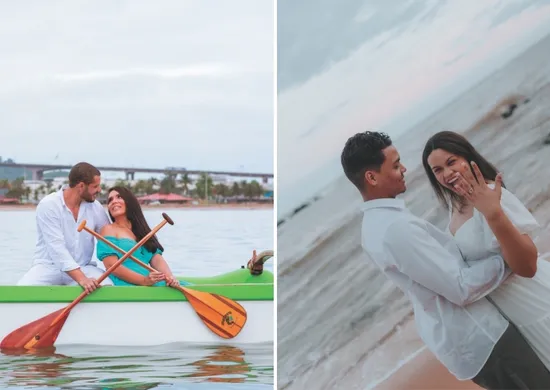 Imagem ilustrativa da imagem Romance nas águas e encontro durante retiro: as histórias de casais do ES