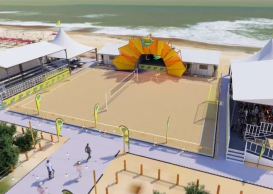 Imagem ilustrativa da imagem São Mateus: nova arena esportiva no Verão de Guriri