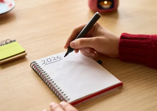 Imagem ilustrativa da imagem Sete dicas para fazer suas resoluções de ano novo (e cumpri-las ao longo de 2026)
