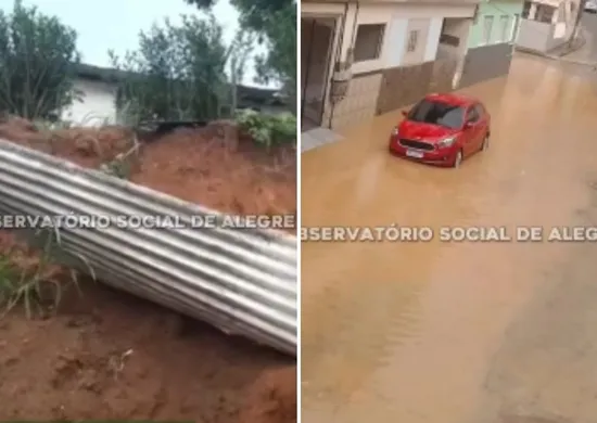 Imagem ilustrativa da imagem Temporal provoca estragos em cidade do Sul do ES