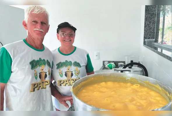 José Carlos e Lucimar Vieira são entusiastas do  famoso Tombo da Papa