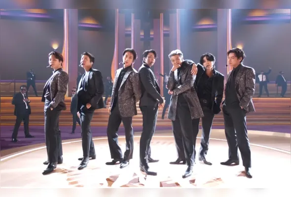 BTS durante apresentação