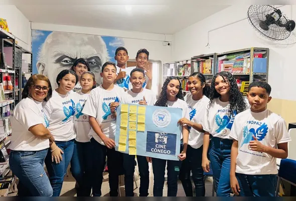 Alunos também estão mobilizados para a caminhada