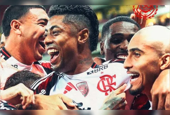 Imagem ilustrativa da imagem Flamengo aproveita expulsões, rebaixa Sport, assume ponta e seca Palmeiras