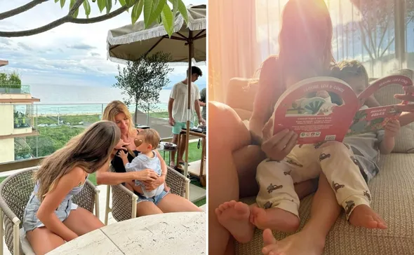 Imagem ilustrativa da imagem Gisele Bündchen publica mensagem de Ano Novo e mostra novas fotos do filho caçula