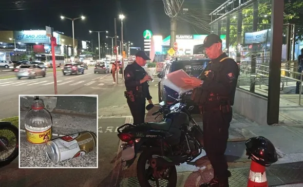 Imagem ilustrativa da imagem Motociclista é detido com sinais de embriaguez e com criança na garupa em Vitória
