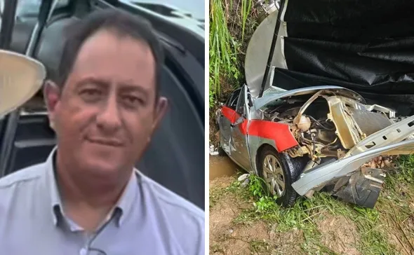 Imagem ilustrativa da imagem Motorista morre após caminhão de leite tombar sobre carro no Sul do ES