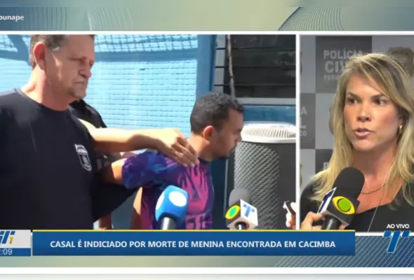 Na imagem à esquerda, está Fabiano, que foi preso e investigado, mas inocentado; à direita, a delegada Juliana Bernat
