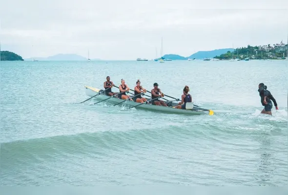 Imagem ilustrativa da imagem Remo de Praia: “Arena olímpica” na Curva da Jurema