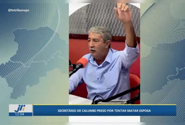 Secretário de Calumbi também estava no chão quando o vizinho entrou para socorrer a vítima, aparentemente cansado do esforço que fez durante a agressão