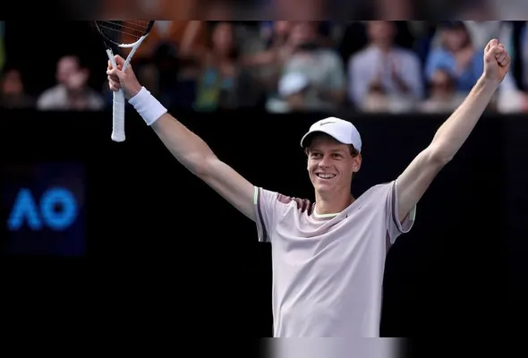 Imagem ilustrativa da imagem Sinner derruba algoz de João Fonseca; Djokovic alcança 400ª vitória em Grand Slams