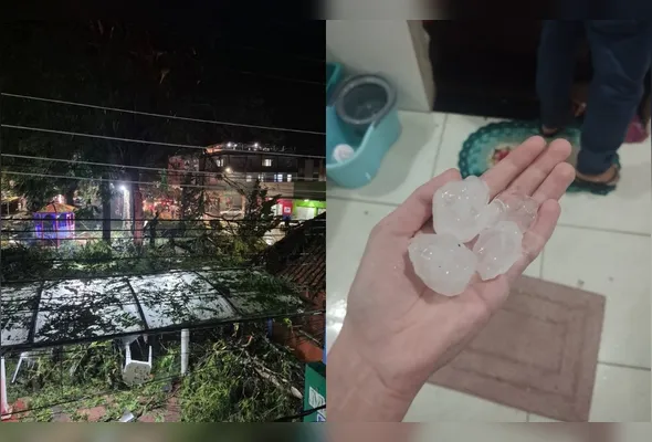 Imagem ilustrativa da imagem VÍDEOS: Temporal causa estragos em várias cidades do Espírito Santo