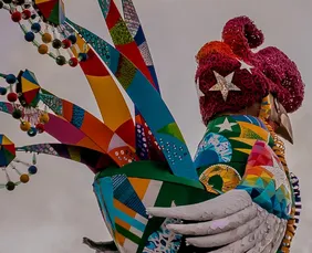 Imagem ilustrativa da imagem O canto do Galo: a Majestade já domina o Recife sob o sol da paz e 30 trios