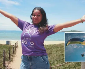 Imagem ilustrativa da imagem Paciente com fibromialgia: “Não conseguia ficar em pé e agora aprendi a voar”