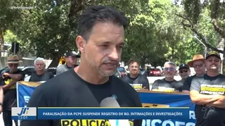 Imagem ilustrativa da imagem Com paralisação da Polícia Civil, secretário da SDS tenta apaziguar crise