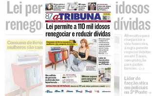 Imagem ilustrativa da imagem Confira os destaques do jornal A Tribuna deste sábado
