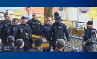 Imagem ilustrativa da imagem Despedida de comandante da Guarda de Vitória é marcada por emoção