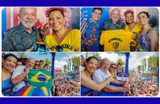 Imagem ilustrativa da imagem Lula marca presença no Galo da Madrugada pela primeira vez como presidente