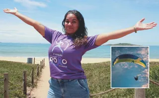 Imagem ilustrativa da imagem Paciente com fibromialgia: “Não conseguia ficar em pé e agora aprendi a voar”