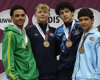 Imagem ilustrativa da imagem Capixaba é prata no Pan de Wrestling