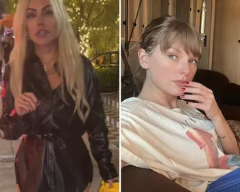 Imagem ilustrativa da imagem Liziane Gutierrez para carro de Taylor Swift e é retirada por seguranças