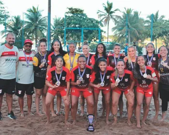 Imagem ilustrativa da imagem Multivix se destaca nos jogos de praia em Vitória