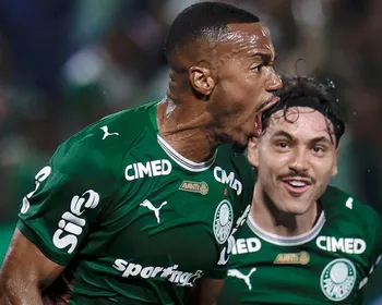 Imagem ilustrativa da imagem Palmeiras bate Grêmio com dois gols de herói improvável e mantém liderança