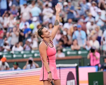 Imagem ilustrativa da imagem Sabalenka e Rybakina confirmam grande fase e vão decidir o título em Indian Wells