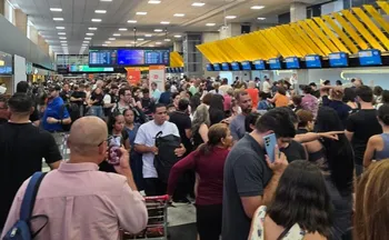 Imagem ilustrativa da imagem Congonhas tem ao menos 3 cancelamentos na manhã seguinte à suspensão de voos em SP