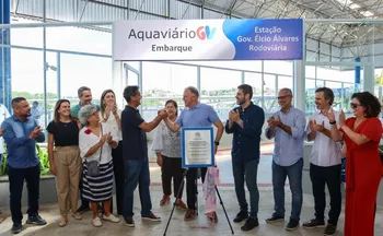 Imagem ilustrativa da imagem Conheça a estação do Aquaviário, que vai funcionar na Rodoviária de Vitória