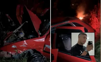 Imagem ilustrativa da imagem Estudante de direito morre em acidente envolvendo carro e moto no Norte do ES