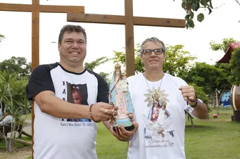 Imagem ilustrativa da imagem Fiéis vão percorrer 14 km na Romaria dos Homens neste sábado