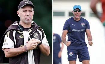 Imagem ilustrativa da imagem Flamengo e Fluminense medem forças no Maracanã de olho no líder Palmeiras