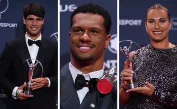 Imagem ilustrativa da imagem Gabriel Araújo, Alcaraz e Sabalenka são vencedores do Laureus, o Oscar do esporte