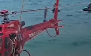 Imagem ilustrativa da imagem Homem morre e mulher fica em estado grave após asa-delta cair no mar no RJ