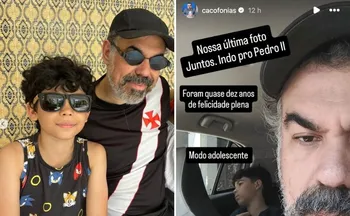 Imagem ilustrativa da imagem Humorista publica homenagem para filho morto em acidente com bike elétrica